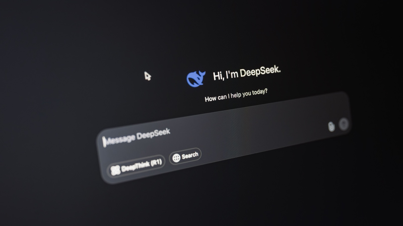 海外製AIサービスDeepSeekの操作画面